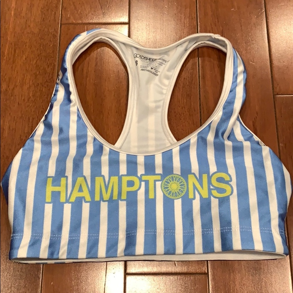 *NEW* custom Goldsheep x SoulCycle Hamptons bra
